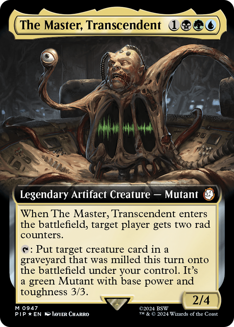 The Master, Transcendent (Extended Art) (Surge Foil) [Fallout] | Impulse Games and Hobbies