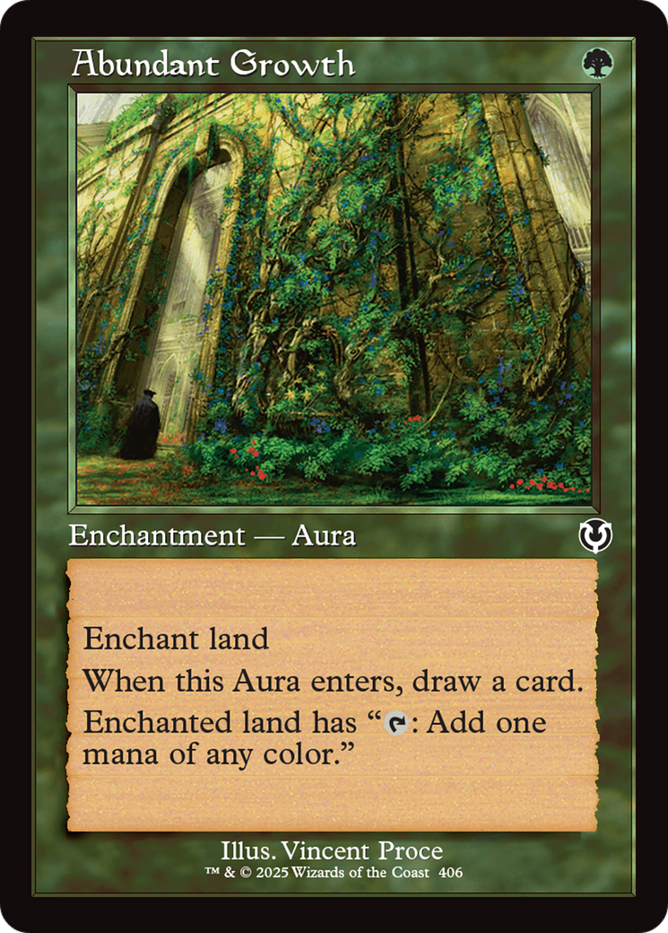 Abundant Growth (Retro Frame) [Innistrad Remastered] | Impulse Games and Hobbies