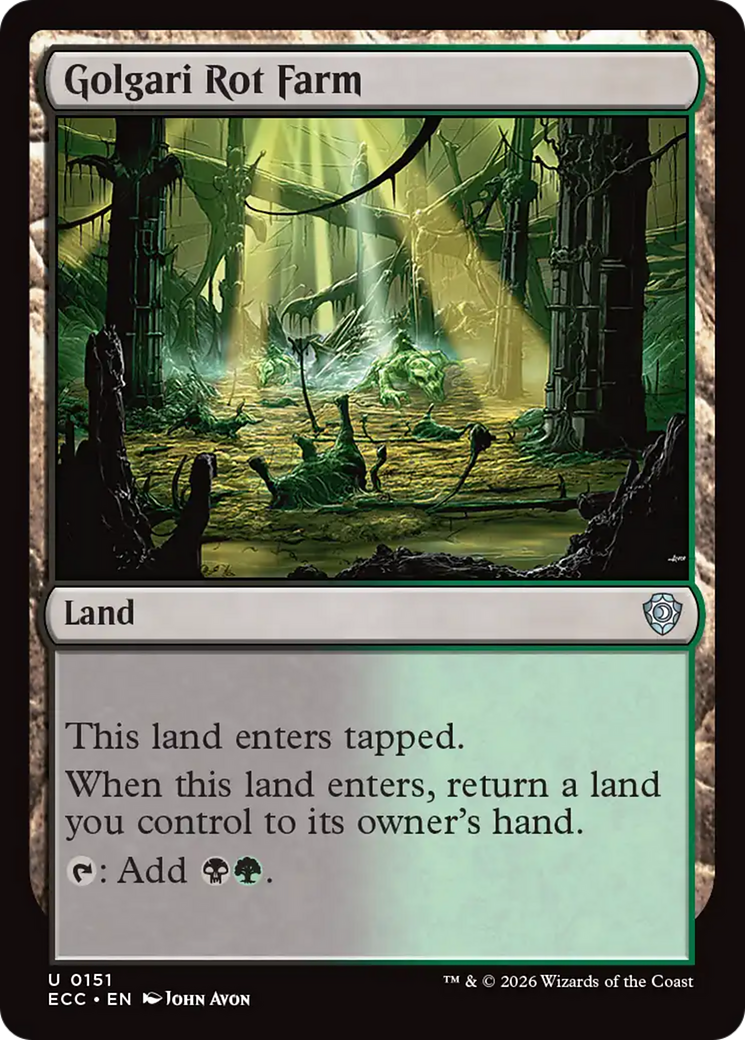 Golgari Rot Farm [Lorwyn Eclipsed Commander] | Impulse Games and Hobbies