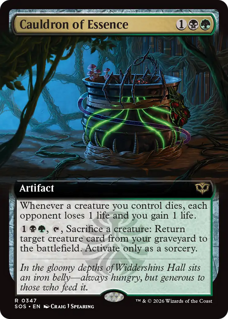 Cauldron of Essence (Extended Art) [Secrets of Strixhaven] | Impulse Games and Hobbies
