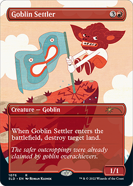 Goblin Settler (Borderless) [Secret Lair Drop Series] | Impulse Games and Hobbies