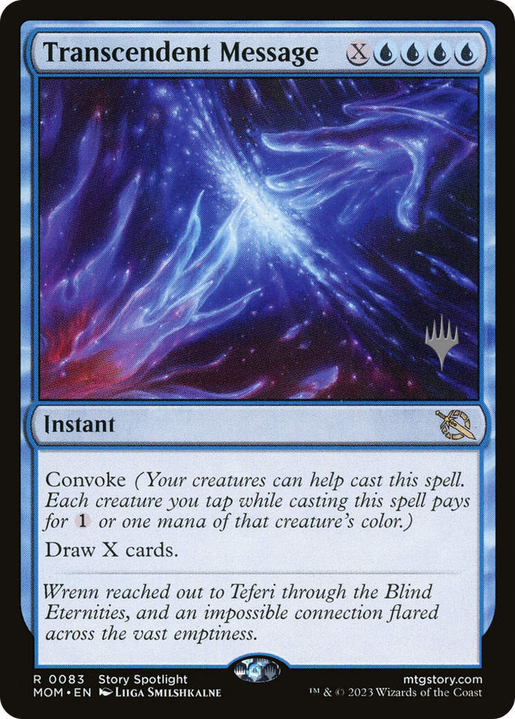 Transcendent Message (Promo Pack) [March of the Machine Promos] | Impulse Games and Hobbies