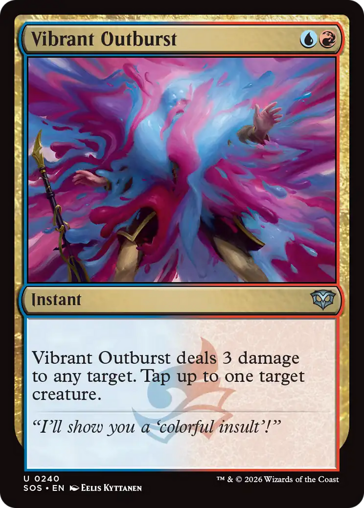 Vibrant Outburst [Secrets of Strixhaven] | Impulse Games and Hobbies