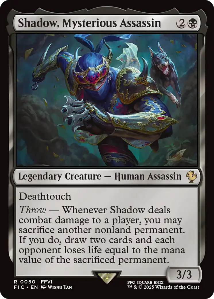 Shadow, Mysterious Assassin [FINAL FANTASY Commander] | Impulse Games and Hobbies