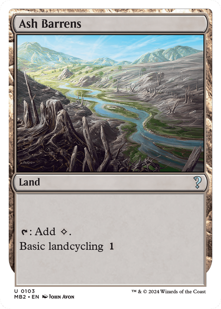 Ash Barrens (White Border) [Mystery Booster 2] | Impulse Games and Hobbies