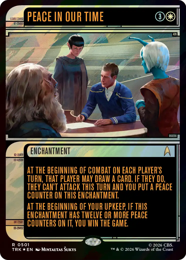 Peace in Our Time (Showcase) (Surge Foil) [Star Trek] | Impulse Games and Hobbies