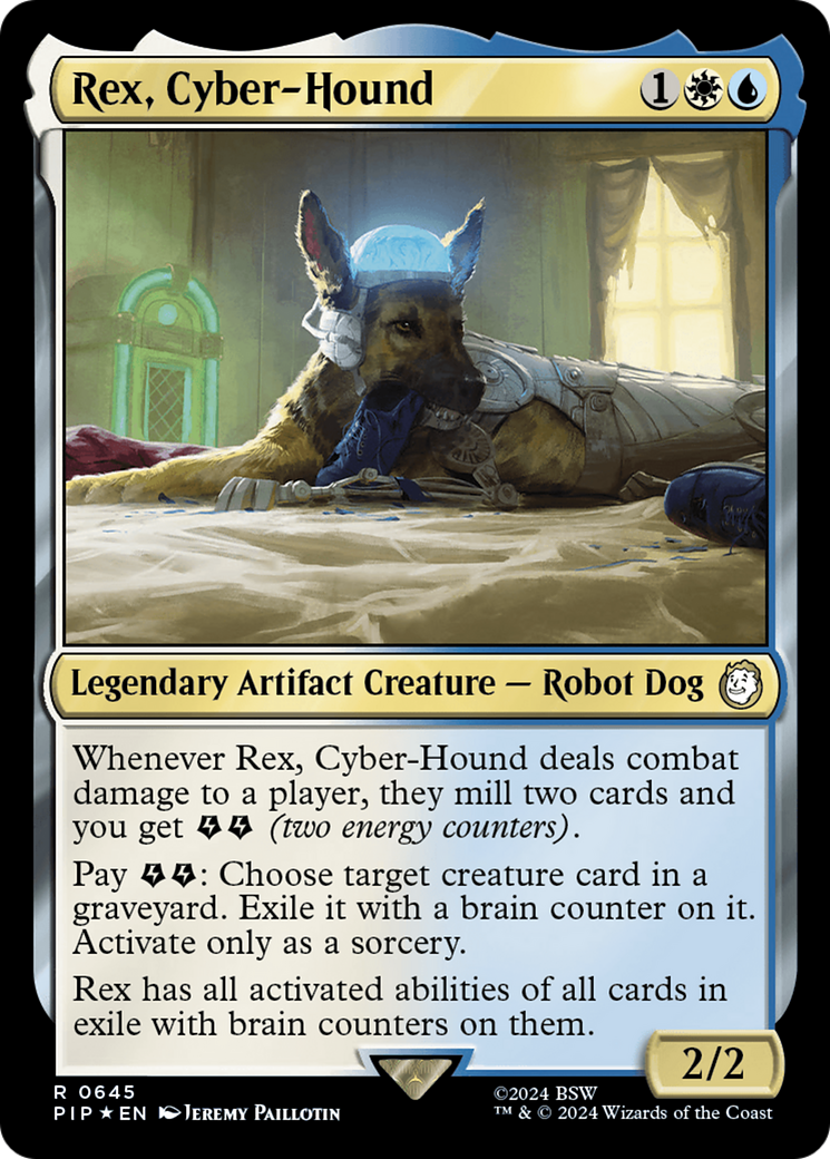 Rex, Cyber-Hound (Surge Foil) [Fallout] | Impulse Games and Hobbies