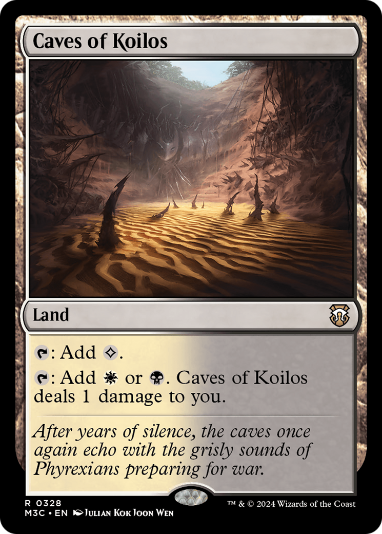 Caves of Koilos (Ripple Foil) [Modern Horizons 3 Commander] | Impulse Games and Hobbies