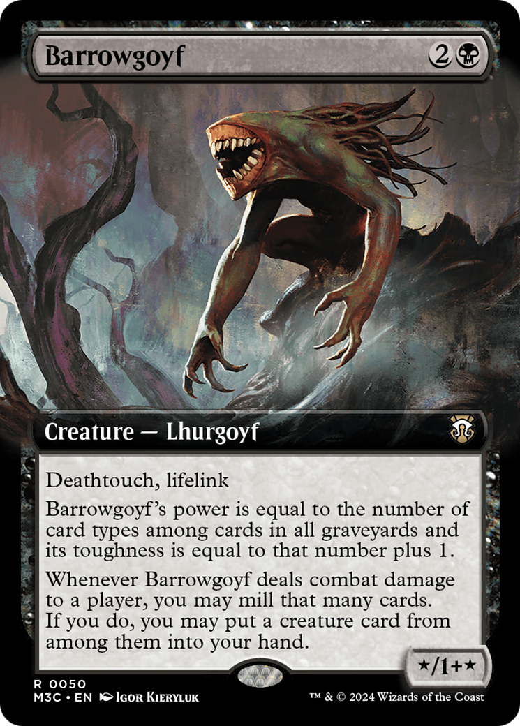 Barrowgoyf (Extended Art) [Modern Horizons 3 Commander] | Impulse Games and Hobbies