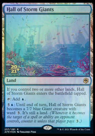 Hall of Storm Giants [Dungeons & Dragons: Adventures in the Forgotten Realms Prerelease Promos] | Impulse Games and Hobbies