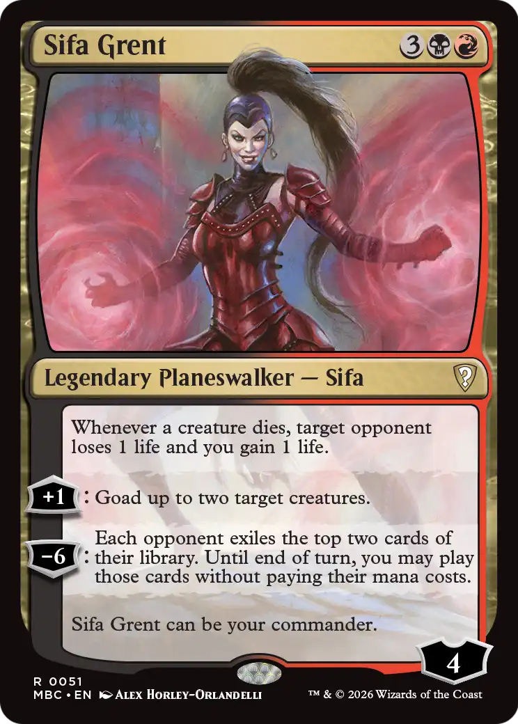 Sifa Grent [Mystery Booster: Commander Edition] | Impulse Games and Hobbies