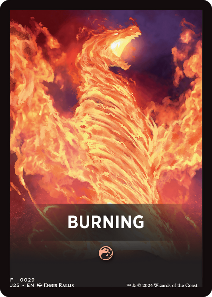 Burning Theme Card [Foundations Jumpstart Front Cards] | Impulse Games and Hobbies