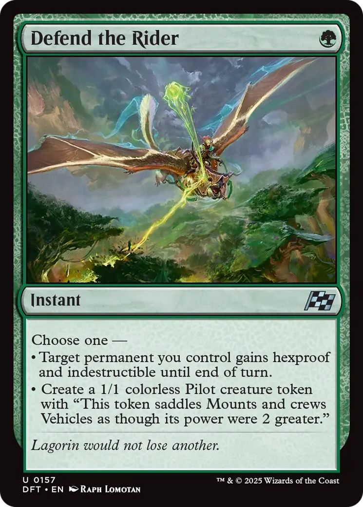 Defend the Rider [Aetherdrift] | Impulse Games and Hobbies