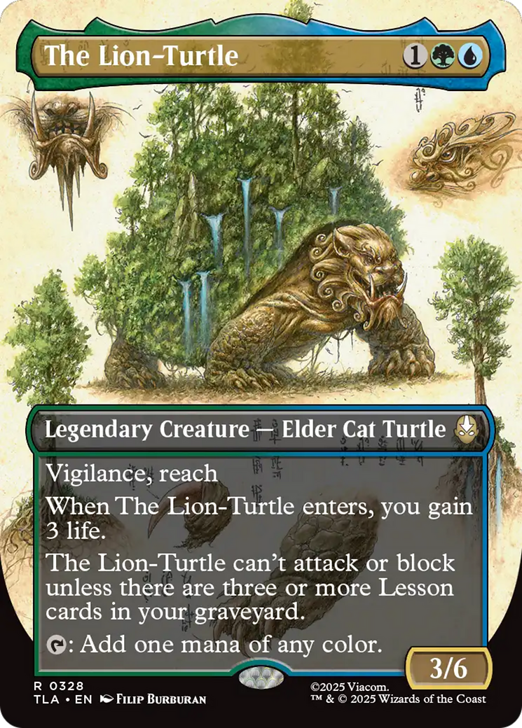 The Lion-Turtle (Borderless) [Avatar: The Last Airbender] | Impulse Games and Hobbies