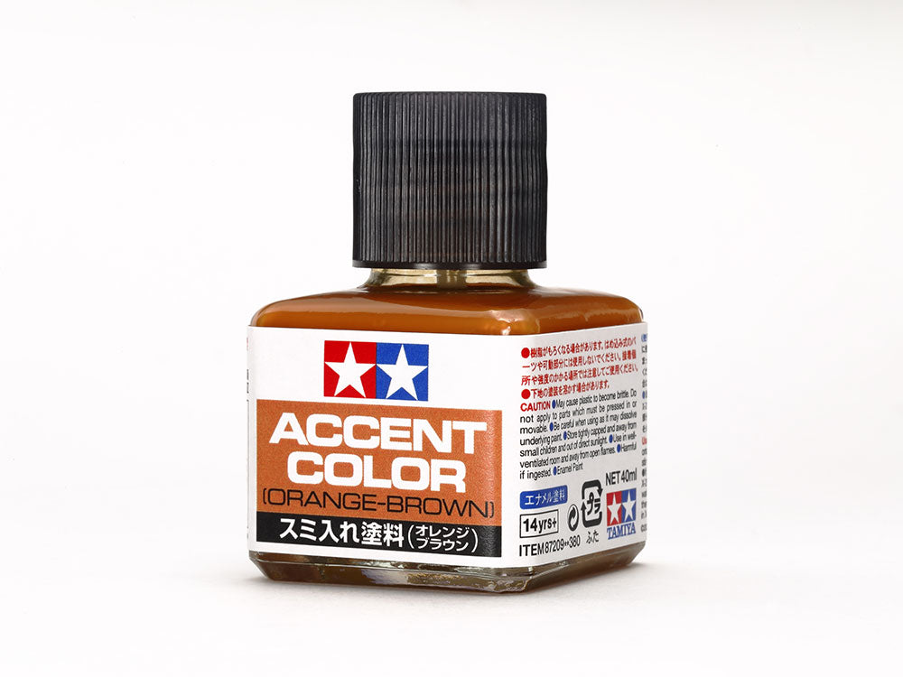 Tamiya Panel Line Accent Color - Orange-Brown 40ml | Impulse Games and Hobbies