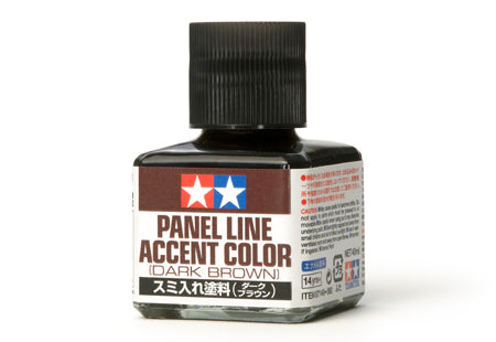 Tamiya Panel Line Accent Color - Deep Brown 40ml | Impulse Games and Hobbies