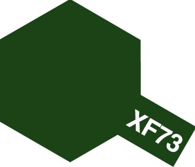 TAMIYA ACRYLIC XF-73 FLAT DARK GREEN (JGSDF) | Impulse Games and Hobbies