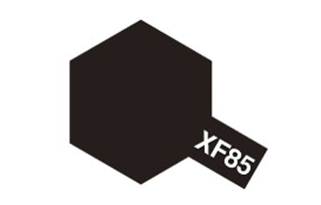 TAMIYA ACRYLIC XF-85 FLAT RUBBER BLACK | Impulse Games and Hobbies