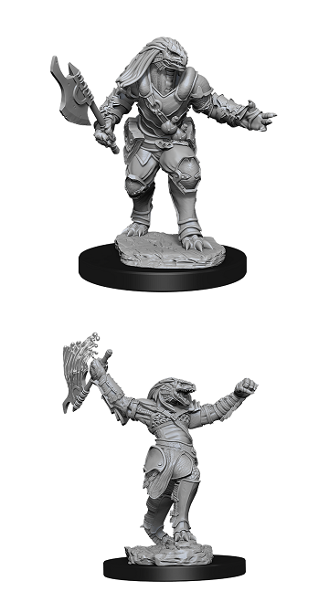 DND UNPAINTED MINIS WV11 FEMALE DRAGONBORN FIGHTER | Impulse Games and Hobbies