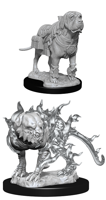 DND UNPAINTED MINIS WV11 MASTIF AND SHADOW MASTIF | Impulse Games and Hobbies