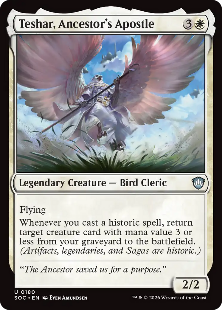 Teshar, Ancestor's Apostle [Secrets of Strixhaven Commander] | Impulse Games and Hobbies