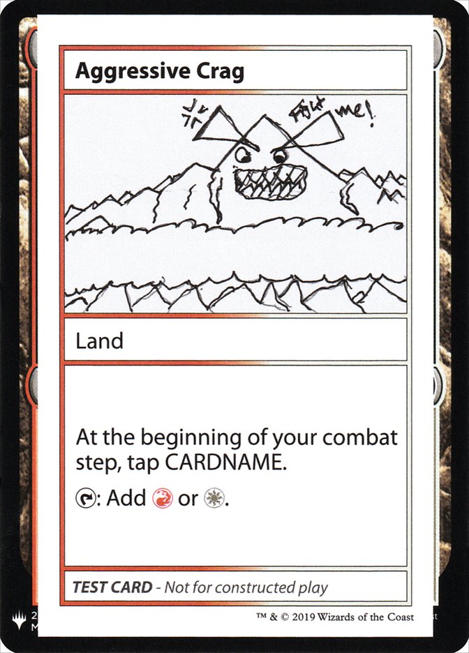 Aggressive Crag [Mystery Booster Playtest Cards] | Impulse Games and Hobbies