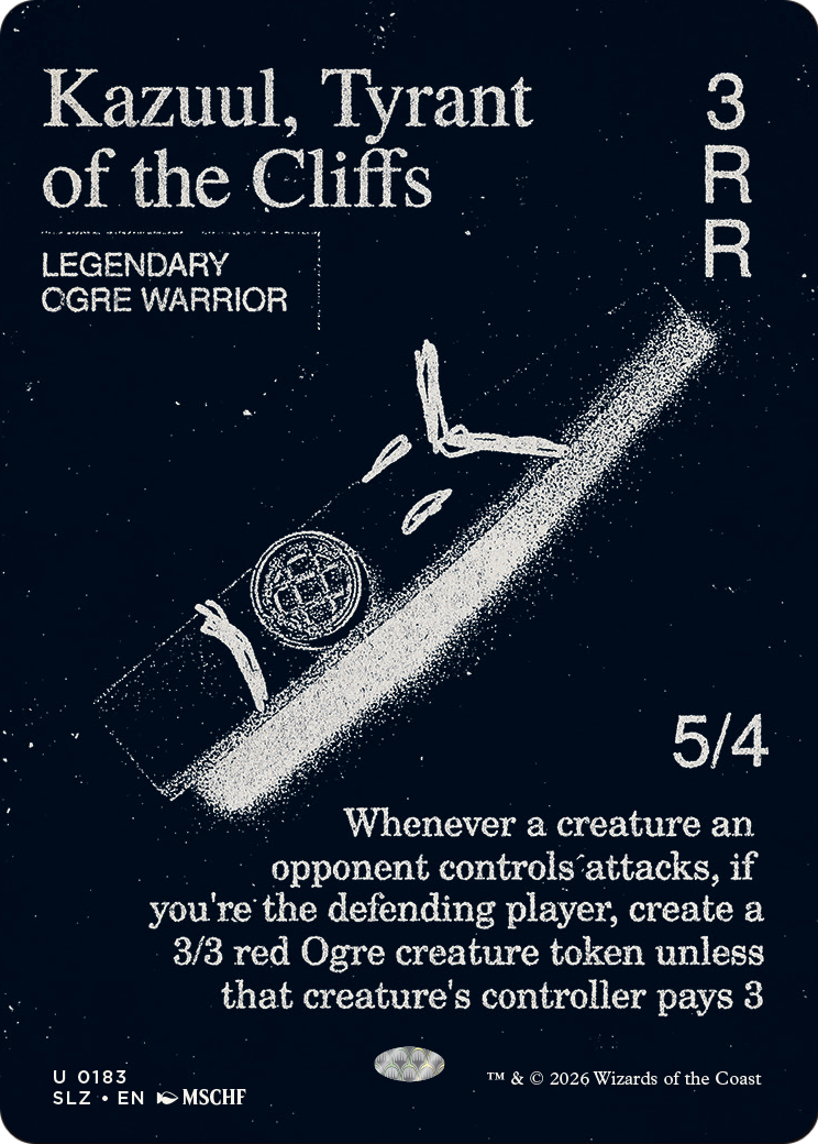 Kazuul, Tyrant of the Cliffs (0183) [Secret Lair x MSCHF: The Zeta Set] | Impulse Games and Hobbies
