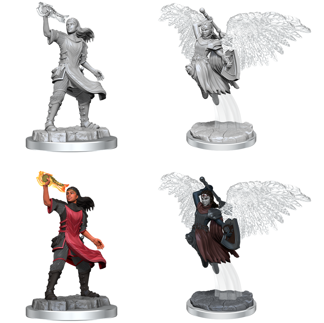 DND UNPAINTED MINIS WV20 AASIMAR CLERIC FEMALE | Impulse Games and Hobbies