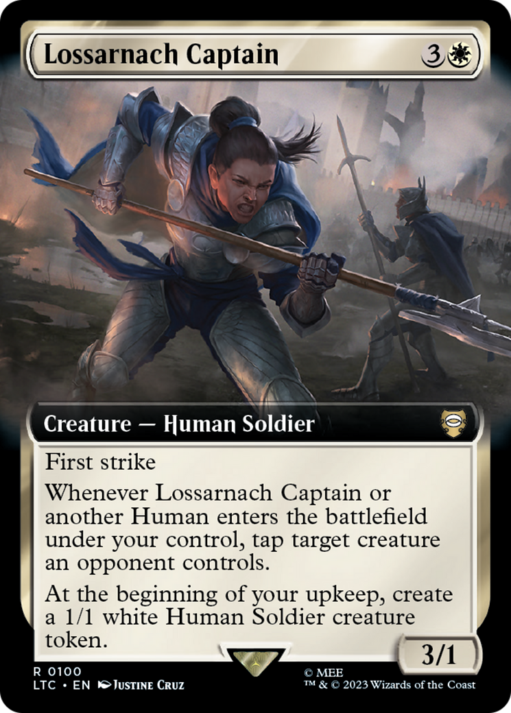 Lossarnach Captain (Extended Art) [The Lord of the Rings: Tales of Middle-Earth Commander] | Impulse Games and Hobbies