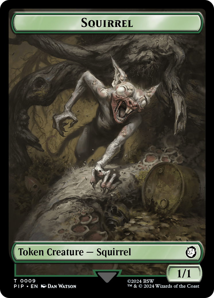 Junk // Squirrel Double-Sided Token [Fallout Tokens] | Impulse Games and Hobbies