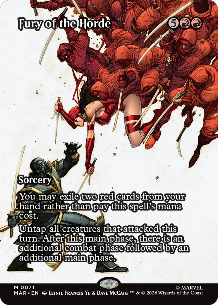 Fury of the Horde (Borderless) [Marvel Universe: Eternal-Legal] | Impulse Games and Hobbies