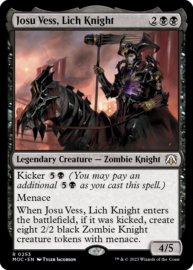 Josu Vess, Lich Knight [March of the Machine Commander] | Impulse Games and Hobbies