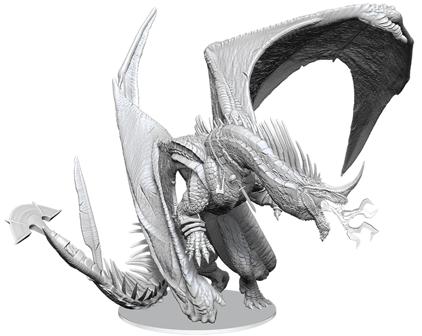 DND UNPAINTED MINIS ANCIENT BLUE DRAGON | Impulse Games and Hobbies