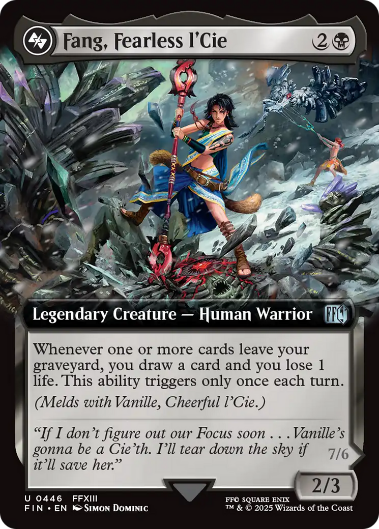 Fang, Fearless l'Cie (Extended Art) [FINAL FANTASY] | Impulse Games and Hobbies