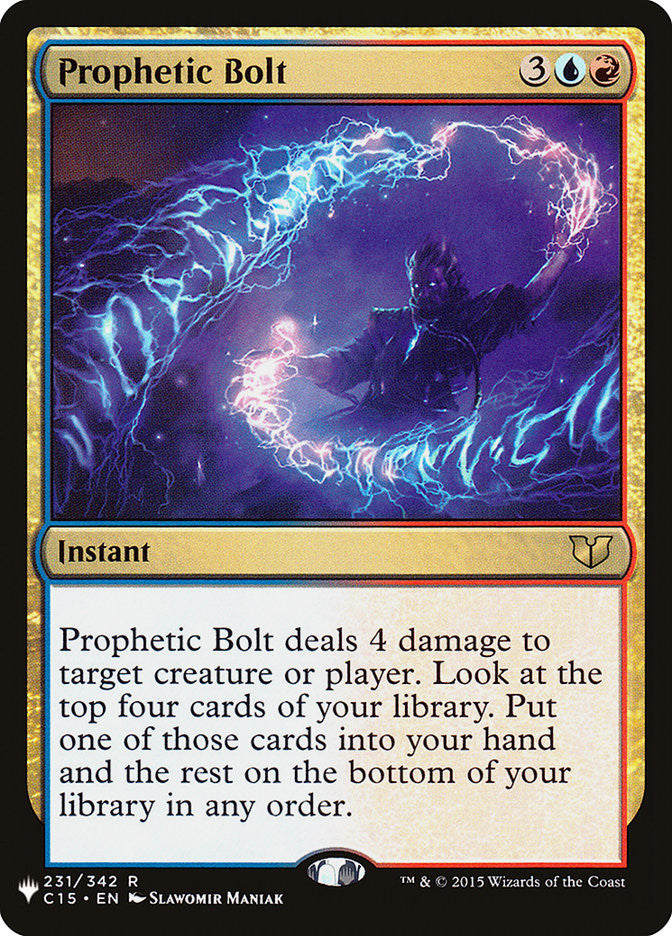 Prophetic Bolt [The List] | Impulse Games and Hobbies