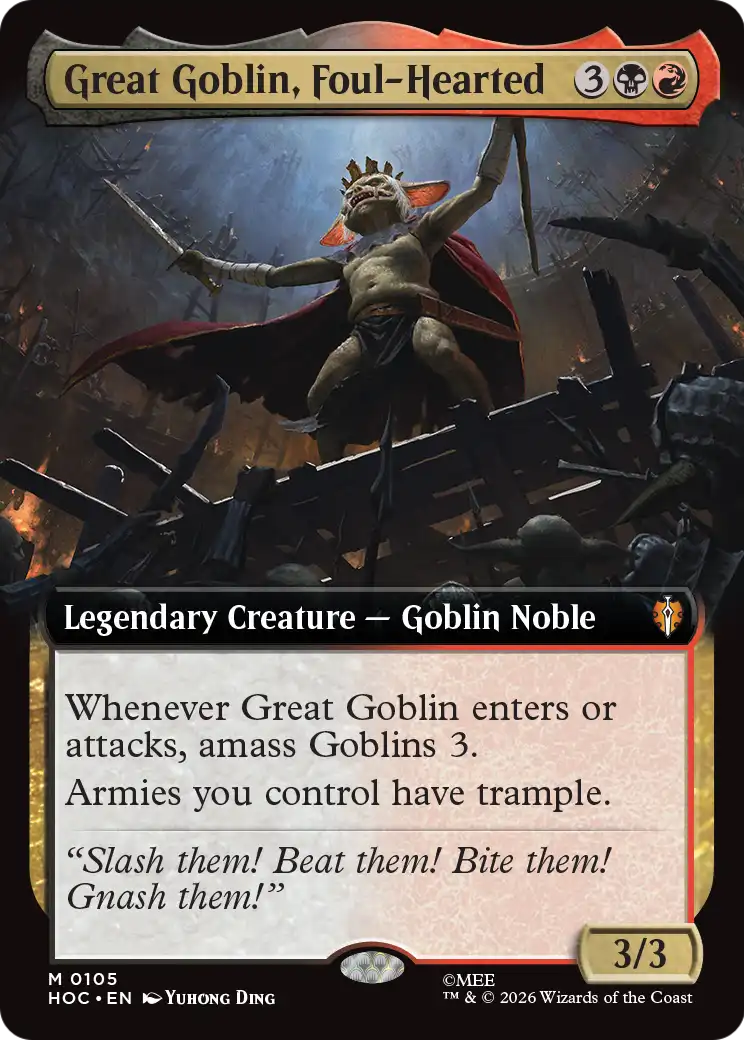 Great Goblin, Foul-Hearted (Extended Art) [The Hobbit: Eternal-Legal] | Impulse Games and Hobbies