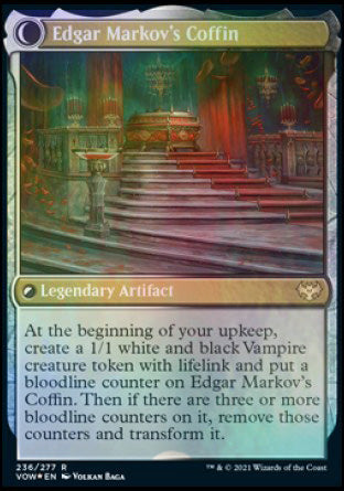 Edgar, Charmed Groom // Edgar Markov's Coffin [Innistrad: Crimson Vow Prerelease Promos] | Impulse Games and Hobbies