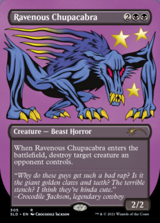 Ravenous Chupacabra (Borderless) (Foil Etched) [Secret Lair Drop Series] | Impulse Games and Hobbies