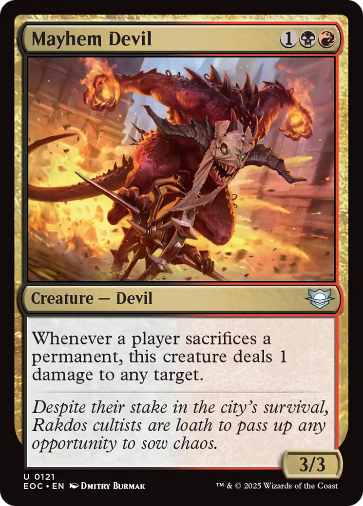 Mayhem Devil [Edge of Eternities Commander] | Impulse Games and Hobbies