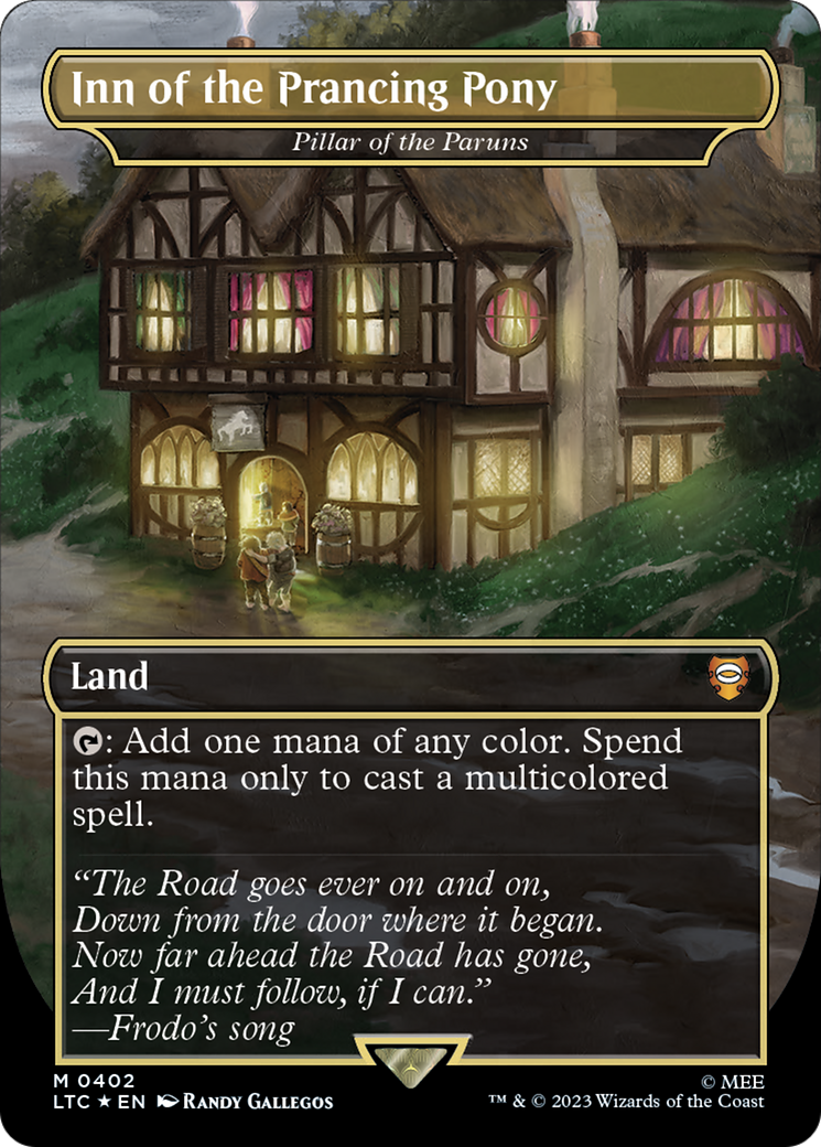 Inn of the Prancing Pony - Pillar of the Paruns (Surge Foil Realms and Relics) [The Lord of the Rings: Tales of Middle-Earth Commander] | Impulse Games and Hobbies