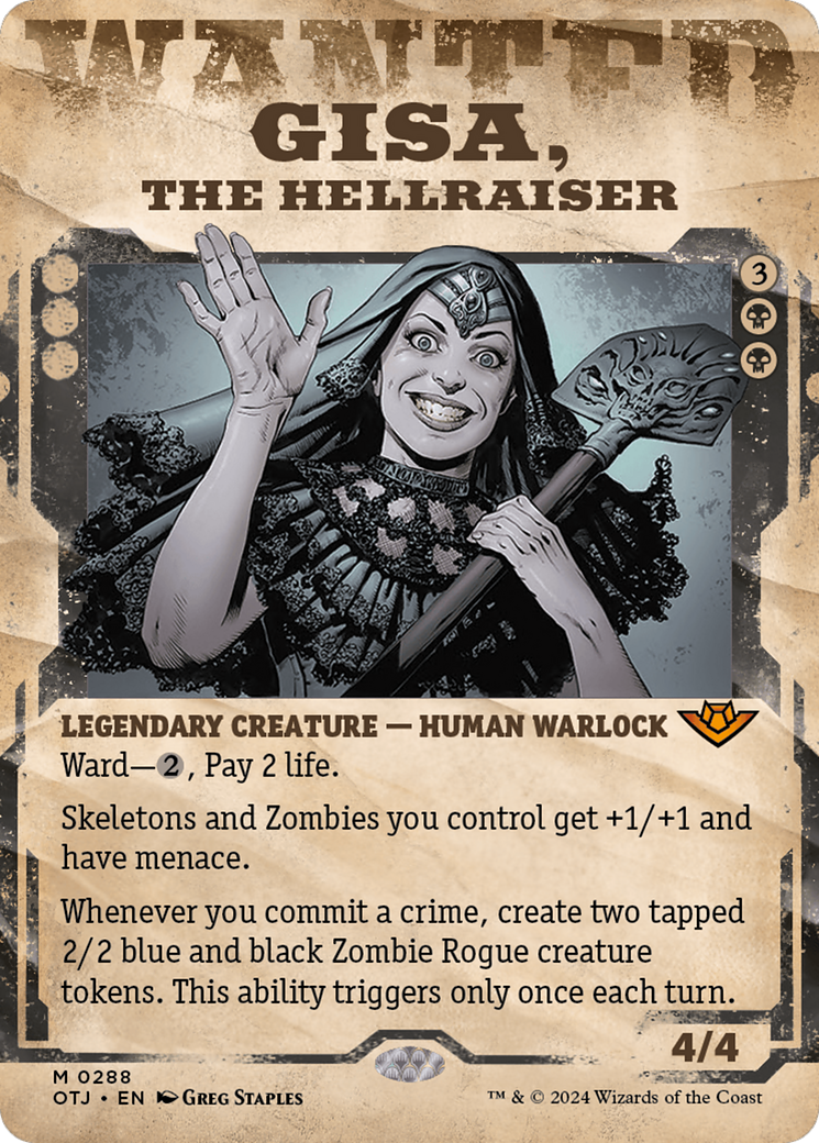 Gisa, the Hellraiser (Showcase) [Outlaws of Thunder Junction] | Impulse Games and Hobbies