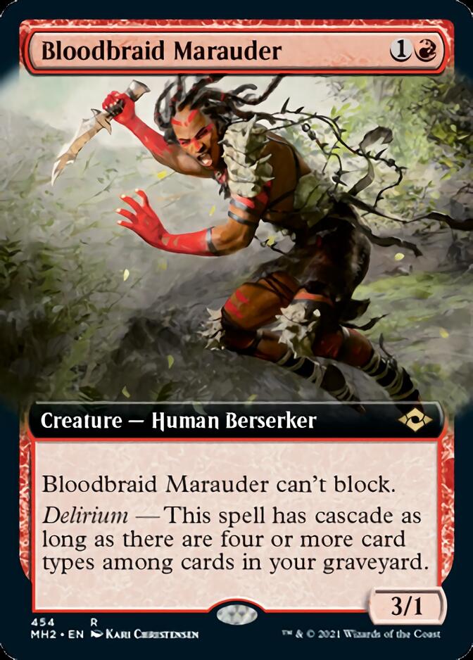 Bloodbraid Marauder (Extended Art) [Modern Horizons 2] | Impulse Games and Hobbies