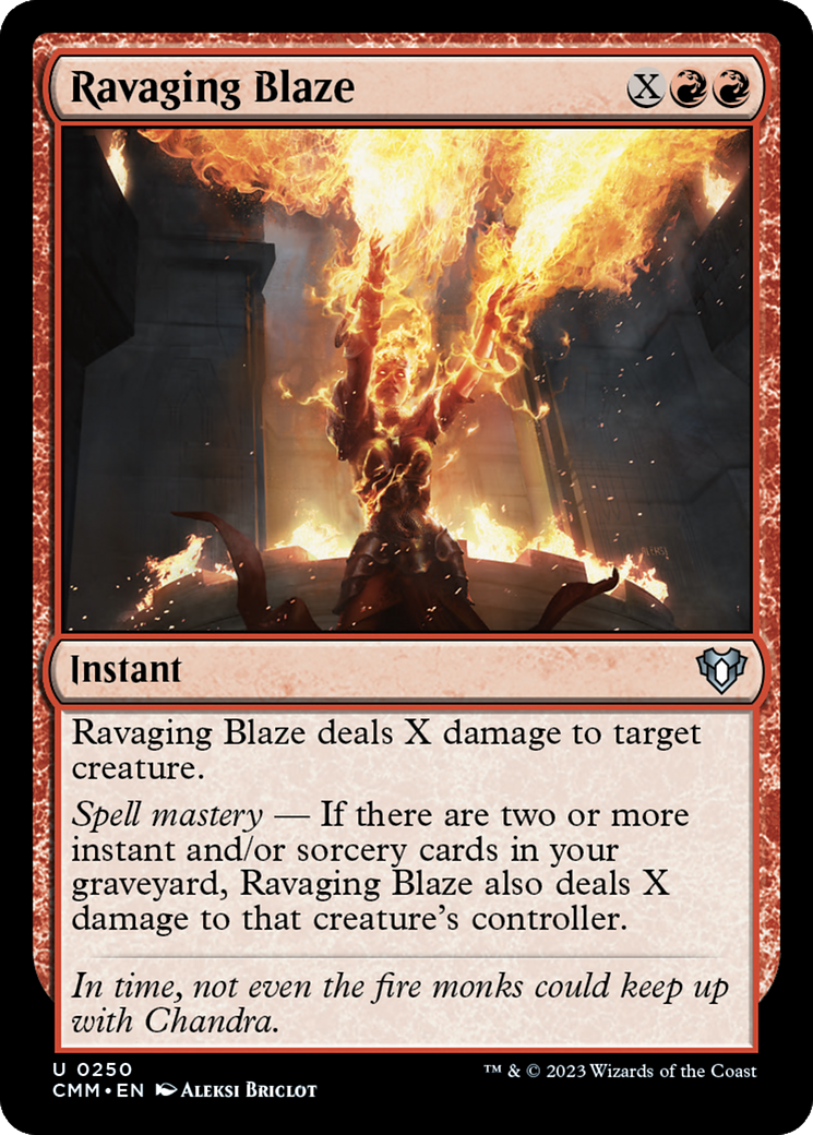 Ravaging Blaze [Commander Masters] | Impulse Games and Hobbies