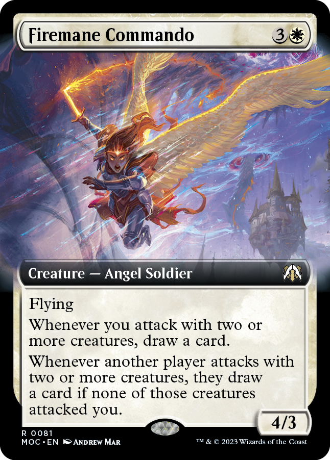 Firemane Commando (Extended Art) [March of the Machine Commander] | Impulse Games and Hobbies