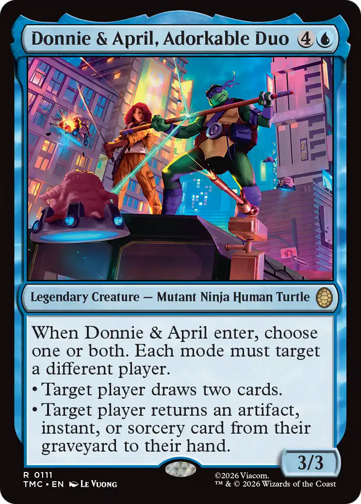 Donnie & April, Adorkable Duo [Teenage Mutant Ninja Turtles Commander] | Impulse Games and Hobbies