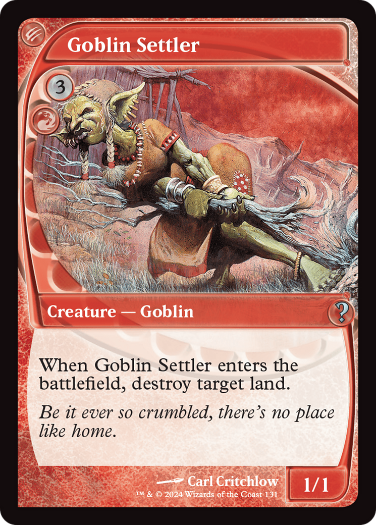 Goblin Settler (Future Sight) [Mystery Booster 2] | Impulse Games and Hobbies