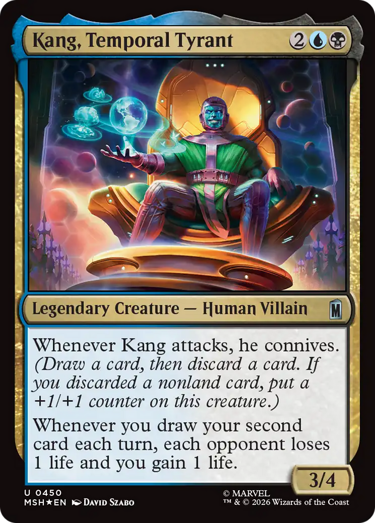 Kang, Temporal Tyrant (Surge Foil) [Marvel Super Heroes] | Impulse Games and Hobbies