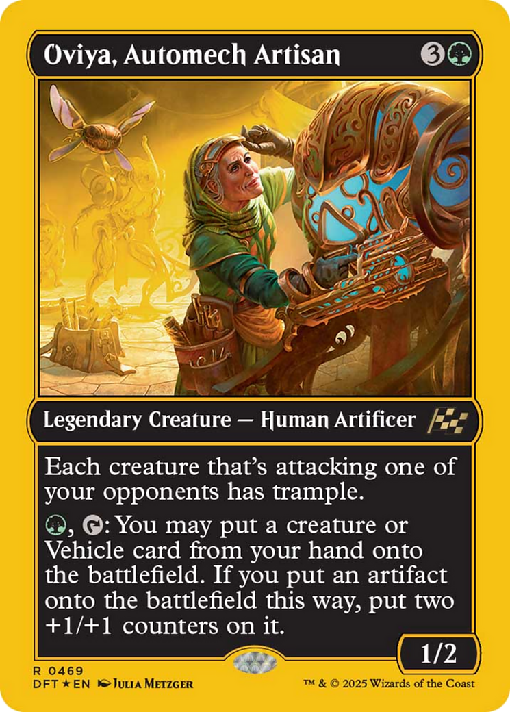 Oviya, Automech Artisan (First-Place Foil) [Aetherdrift] | Impulse Games and Hobbies