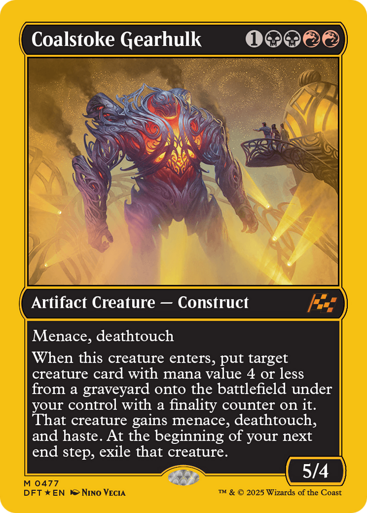 Coalstoke Gearhulk (First-Place Foil) [Aetherdrift] | Impulse Games and Hobbies