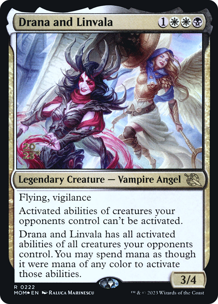 Drana and Linvala [March of the Machine Prerelease Promos] | Impulse Games and Hobbies